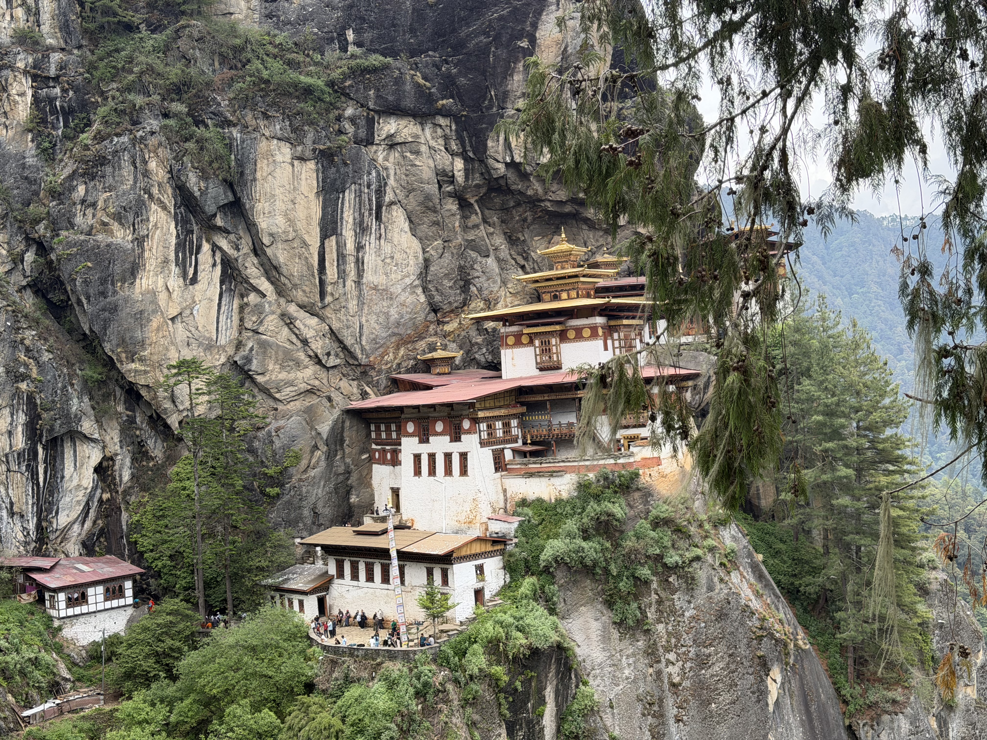 Tiger's Nest Monastery overlooking Paro Valley
